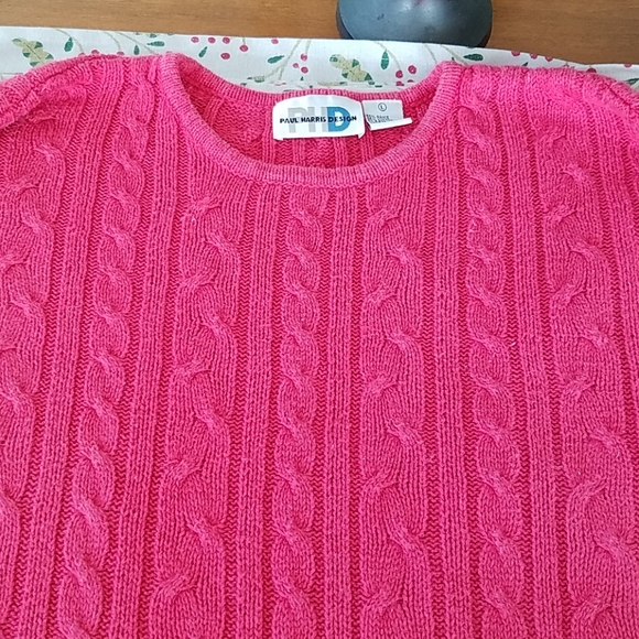 Paul Harris Design Cable Knit Sweater - Picture 5 of 7